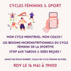WEBINAIRE sur le thème "CYCLES FÉMININS & SPORT"